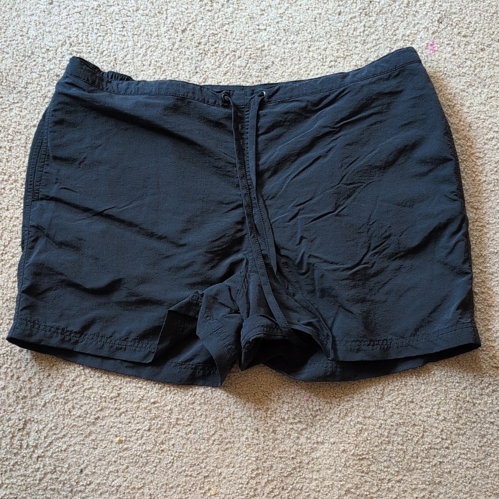 L.L Bean Black Athletic Hiking Shorts Size XL